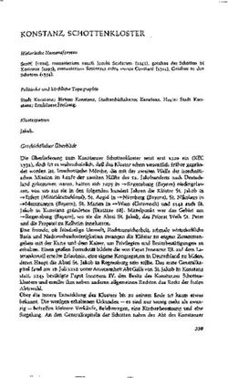 KONSTANZ, SCHOTTENKLOSTER