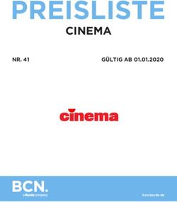 PREISLISTE CINEMA NR. 41 - Burda Community Network