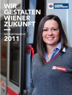 Wir gestalten Wiener Zukunft - 2011 Geschäftsbericht