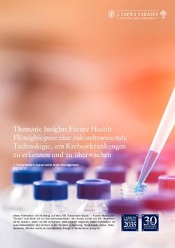 Thematic Insights Future Health Fl&uuml;ssigbiopsie: eine zukunftsweisende Technologie, um Krebserkrankungen zu erkennen und zu &uuml;berwachen - J. Safra ...