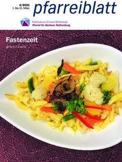 Fastenzeit Seiten 2 und 6 - 4/2021 1. bis 15. M&auml;rz - Pastoralraum Emmen-Rothenburg