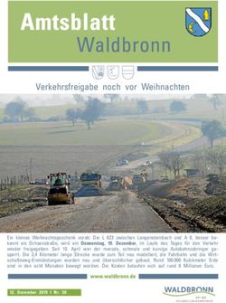 Verkehrsfreigabe noch vor Weihnachten - Gemeinde Waldbronn