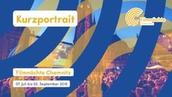 Kurzportrait Filmn&auml;chte Chemnitz - Juli bis 02. September 2018 - Filmn&auml;chte Chemnitz
