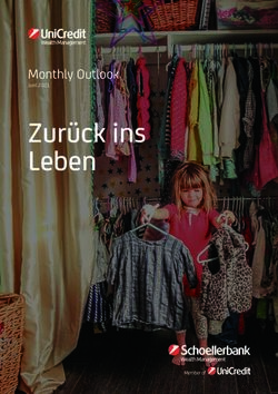 Zurück ins Leben Monthly Outlook - Juni 2021 - Schoellerbank