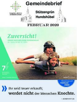 Gemeindebrief St&uuml;tzengr&uuml;n Hundsh&uuml;bel - Februar 2020 - Evangelische Kirche in St&uuml;tzengr&uuml;n