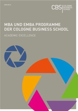 MBA UND EMBA PROGRAMME DER COLOGNE BUSINESS SCHOOL - ACADEMIC EXCELLENCE