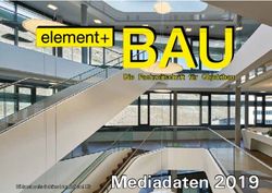 Mediadaten 2019 Die Fachzeitschrift für Objektbau - Dr. Harnisch Verlag