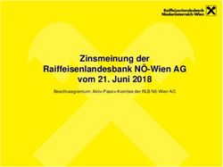 Zinsmeinung der Raiffeisenlandesbank N&Ouml;-Wien AG vom 21. Juni 2018 - Beschlussgremium: Aktiv-Passiv-Komitee der RLB N&ouml;-Wien AG