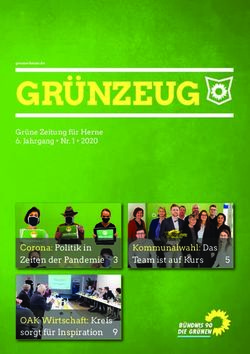 GR&Uuml;NZEUG - Corona: Politik in Zeiten der Pandemie 3 Kommunalwahl: Das TeamistaufKurs 5 - gr&uuml;ne herne