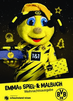 EMMAs Spiel- & MALBUCH - Weihnachtsausgabe - Borussia Dortmund