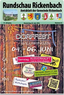 Rundschau Rickenbach Amtsblatt der Gemeinde Rickenbach - Jahrgang
