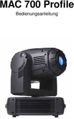 MAC 700 Profile Bedienungsanleitung