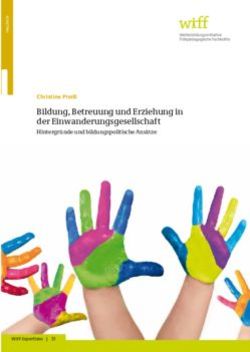Bildung, Betreuung und Erziehung in der Einwanderungsgesellschaft