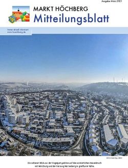 Mitteilungsblatt MARKT H&Ouml;CHBERG - Ausgabe M&auml;rz 2021