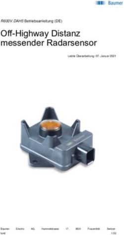 Off-Highway Distanz messender Radarsensor - Baumer