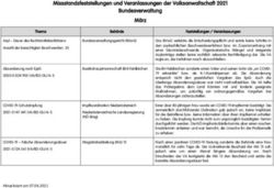 Missstandsfeststellungen und Veranlassungen der Volksanwaltschaft 2021 Bundesverwaltung M&auml;rz