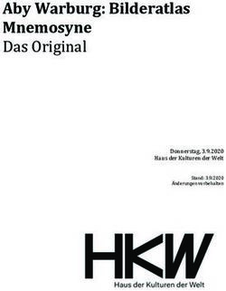 Das Original Aby Warburg: Bilderatlas Mnemosyne - Donnerstag, 3.9.2020 Haus der Kulturen der Welt - Haus der ...