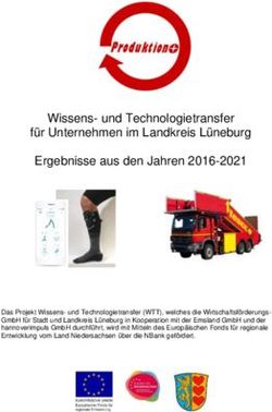 Wissens- und Technologietransfer f&uuml;r Unternehmen im Landkreis L&uuml;neburg Ergebnisse aus den Jahren 2016-2021