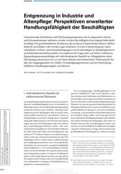 Entgrenzung in Industrie und Altenpflege: Perspektiven erweiterter Handlungsf&auml;higkeit der Besch&auml;ftigten - Nomos eLibrary