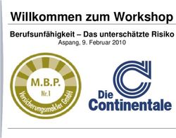 Willkommen zum Workshop - Berufsunf&auml;higkeit - Das untersch&auml;tzte Risiko Aspang, 9. Februar 2010