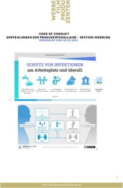 CODE OF CONDUCT Empfehlungen der Produzentenallianz - Sektion Werbung