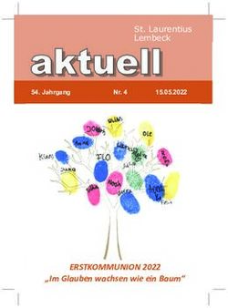 ERSTKOMMUNION 2022 "Im Glauben wachsen wie ein Baum" - St. Laurentius Lembeck