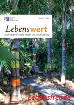 Lebensfreude - Die ober&ouml;sterreichische Hospiz- und Palliativzeitung Ausgabe 1 / 2020 - Landesverband Hospiz O&Ouml;