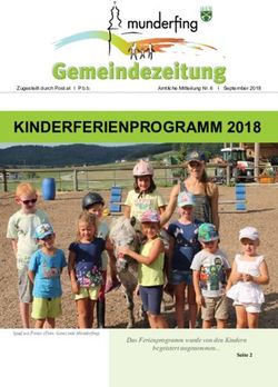 KINDERFERIENPROGRAMM 2018 - Das Ferienprogramm wurde von den Kindern begeistert angenommen - Bürgermeister Zeitung