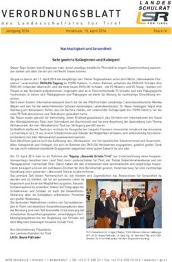 VERORDNUNGSBLATT des Landesschulrates f&uuml;r Tirol