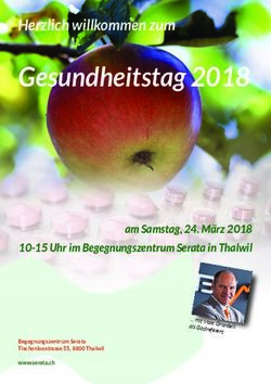 Gesundheitstag 2018 Herzlich willkommen zum - am Samstag, 24. M&auml;rz 2018 10-15 Uhr im Begegnungszentrum Serata in Thalwil
