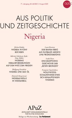 AUS POLITIK UND ZEITGESCHICHTE - Nigeria