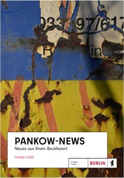 PANKOW-NEWS Neues aus Ihrem Bezirksamt - Frühjahr 2022 - Bucher Bürgerverein eV