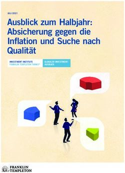 Ausblick zum Halbjahr: Absicherung gegen die Inflation und Suche nach Qualit&auml;t - JULI 2021 INVESTMENT INSTITUTE FRANKLIN TEMPLETON THINKSTM ...