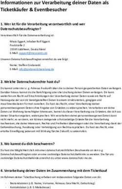 Informationen zur Verarbeitung deiner Daten als Ticketk&auml;ufer & Eventbesucher - Indian Spirit