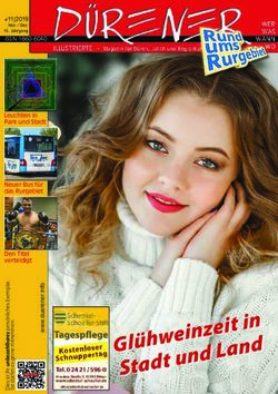 Leuchten in Park und Stadt Neuer Bus f&uuml;r das Rurgebiet Den Titel verteidigt - #11|2019 - D&Uuml;RENER Illustrierte WER ...