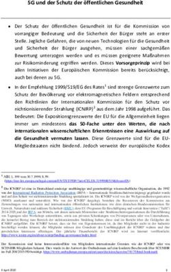 5G und der Schutz der öffentlichen Gesundheit - BMVI