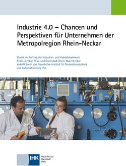Industrie 4.0 - Chancen und Perspektiven für Unternehmen der Metropolregion Rhein-Neckar - Fraunhofer IPA