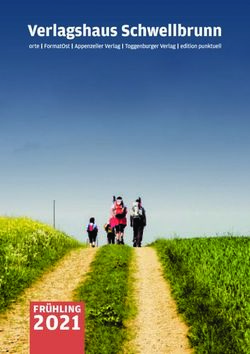 2021 FR&Uuml;HLING - Appenzeller Verlag