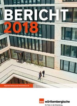 BERICHT 2018 - BEI WÜSTENROT ...