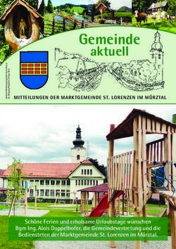Gemeinde aktuell - St. Lorenzen im Mürztal