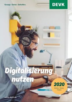 Digitalisierung nutzen 2020