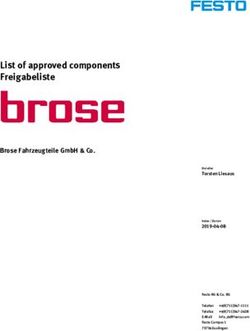 List of approved components Freigabeliste - Brose Fahrzeugteile GmbH & Co - Festo