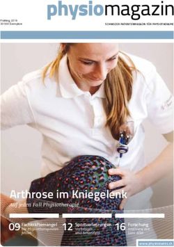 Arthrose im Kniegelenk - Physioswiss