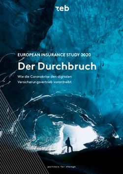 Der Durchbruch EUROPEAN INSURANCE STUDY 2020 - Wie die Coronakrise den digitalen Versicherungsvertrieb vorantreibt - The Onliner