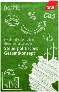 Position - Steuerpolitisches Gesamtkonzept Position des Deutschen Gewerkschaftsbundes - Deutscher Gewerkschaftsbund
