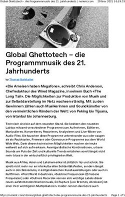 Global Ghettotech - die Programmmusik des 21. Jahrhunderts