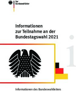 Bundestagswahl 2021 I - Informationen Des Bundeswahlleiters - Der ...