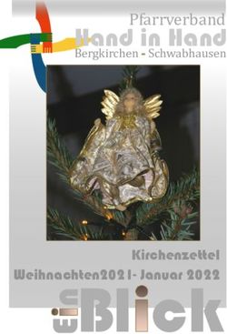 Hand in Hand Pfarrverband - Kirchenzettel