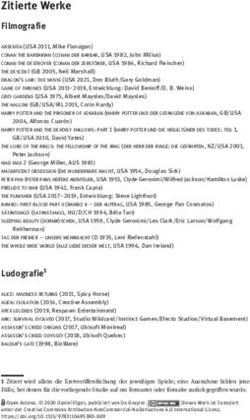 Zitierte Werke Filmografie - De Gruyter