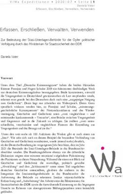 Erfassen, Erschlie&szlig;en, Verwalten, Verwenden - Institut Viwa ...